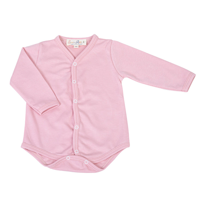 Luna & Arlo Basics Long Sleeve Bodysuit - Dusty Rose