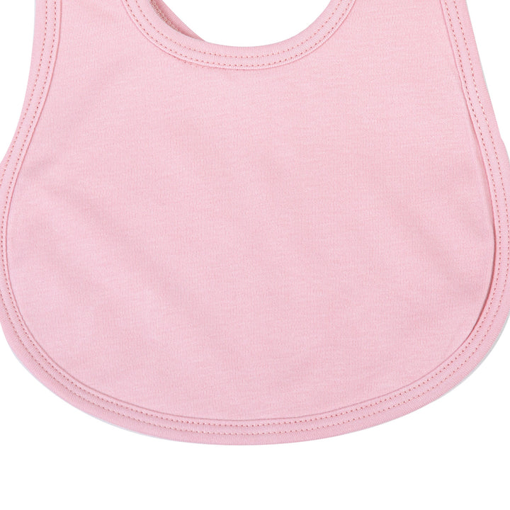 Luna & Arlo Basics Bib - Dusty Rose