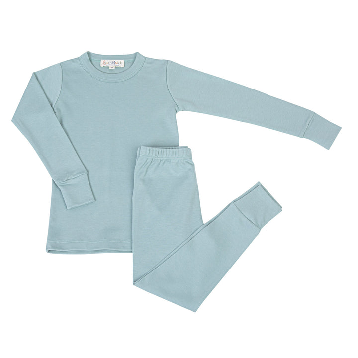 Luna & Arlo Basics Long Pajamas - Moss