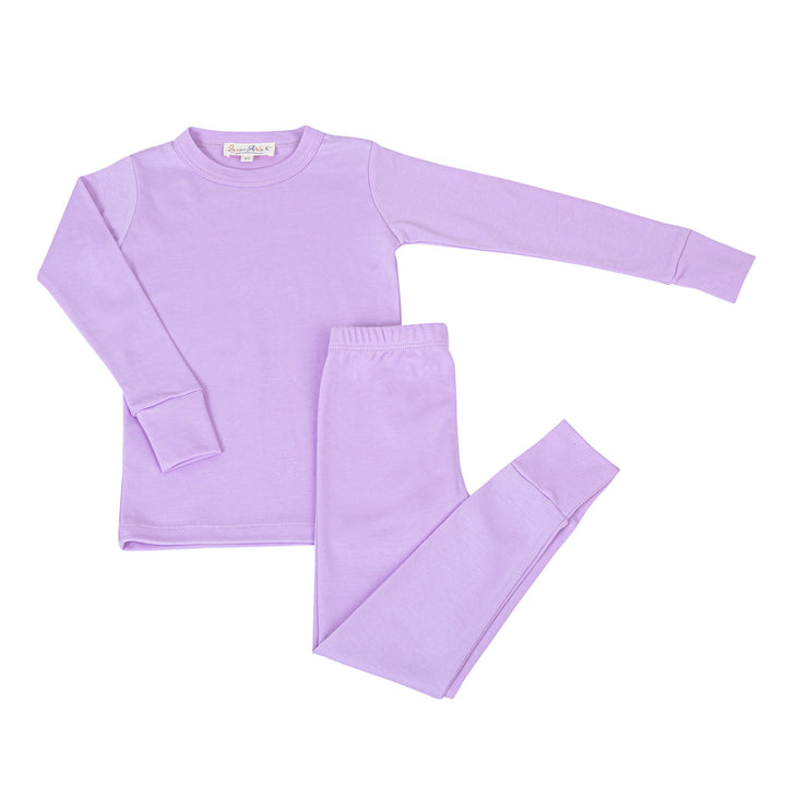 Luna & Arlo Basics Long Pajamas - Wisteria