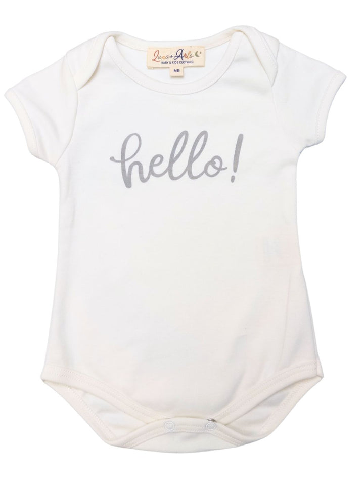 Hello! Bodysuit - Slate