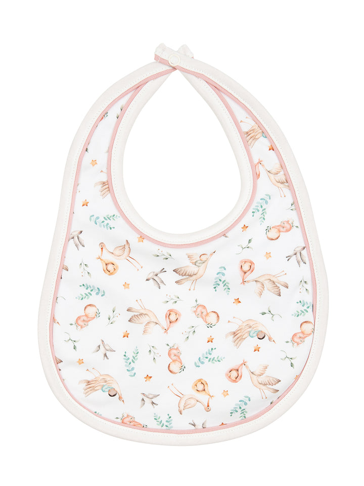 Cherished Arrivals Bib - Dusty Rose